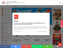 Tablet Screenshot of jayagrocer.com
